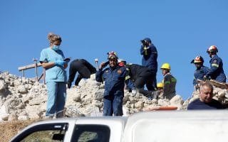 ισχυρή σεισμική δόνηση 