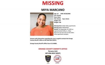 WARNING MISSING : Miya Marcano
