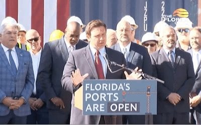 Governor Ron DeSantis 2021: Florida’s Seaports Are Open and Ready to Meet Holiday Demands