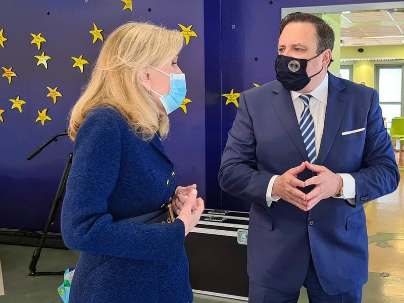 Κυριάκος Μαριδάκης 2021: ΕΠΙΣΚΕΨΗ ΣΤΗΝ ΟΓΚΟΛΟΓΙΚΗ ΜΟΝΑΔΑ ΠΑΙΔΩΝ “ΜΑΡΙΑΝΝΑ Β. ΒΑΡΔΙΝΟΓΙΑΝΝΗ-ΕΛΠΙΔΑ