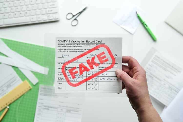 "Virtual" vaccination case for Covid-19