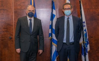 Συνάντηση του Υπουργού Προστασίας του Πολίτη με τον πρέσβη της Σουηδίας