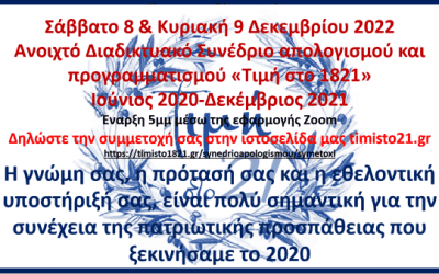 ΠΡΟΣ ΦΙΛΟΥΣ- ΥΠΟΣΤΗΡΙΚΤΕΣ ΤΗΣ ΤΙΜΗΣΤΟ 21