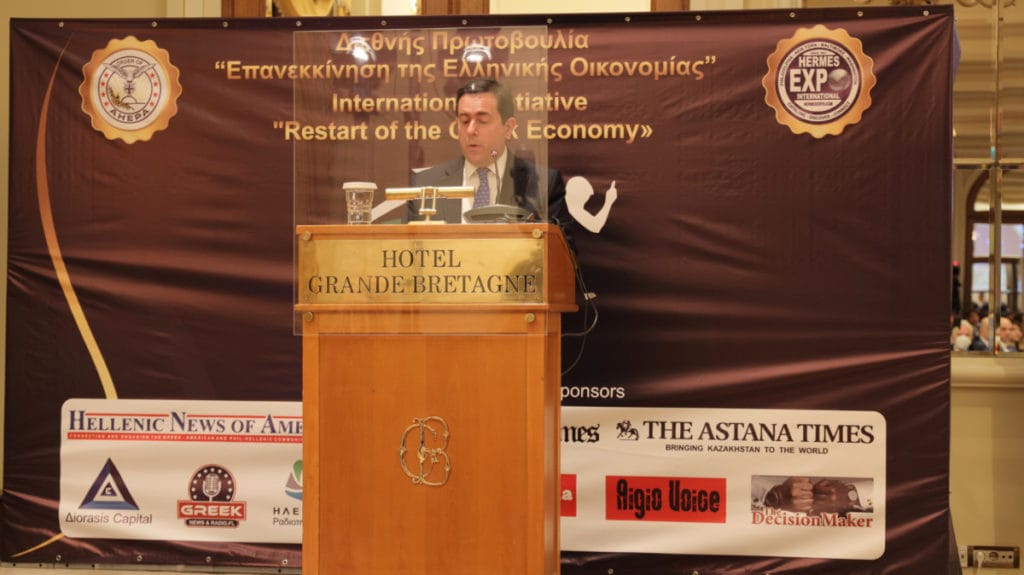 Χαιρετισμός του Υπ. Μετανάστευσης και Ασύλου στο πλαίσιο της διεθνούς Πρωτοβουλίας “Επανεκκίνηση της Ελληνικής Οικονομίας” – Το Greek News & Radio FL ήταν εκεί