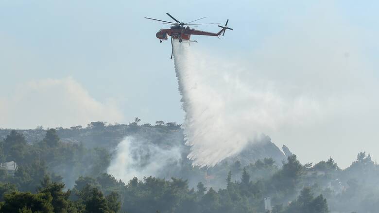 Μεγάλη πυρκαγιά στην Κασσάνδρα Χαλκιδικής