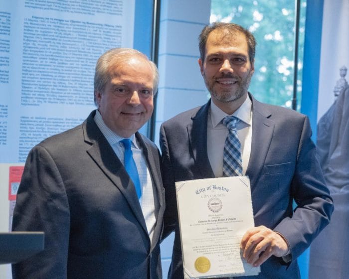 Boston Consul General Presented with City Proclamation