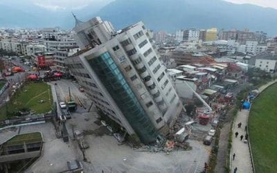 Εικόνες καταστροφής στην Ταϊβάν