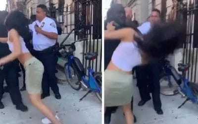 NYC cop punches woman in the face
