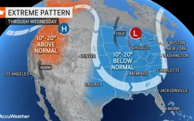 Arctic cold wave will affect the eastern half of the US
