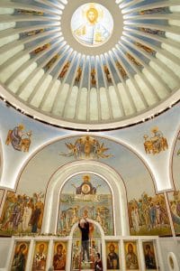 Επαναλειτούργησε τα Χριστούγεννα, ο άγιος Νικόλαος των Διδύμων Πύργων 1 ezgif.com gif maker 2