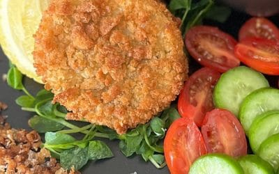 Greek Fishcakes with homemade tartare sauce