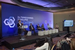 H Φωτεινή Τιρπιντήρη στο βήμα του 2ου Πανελλήνιου Συνεδρίου Yachting 2023 1