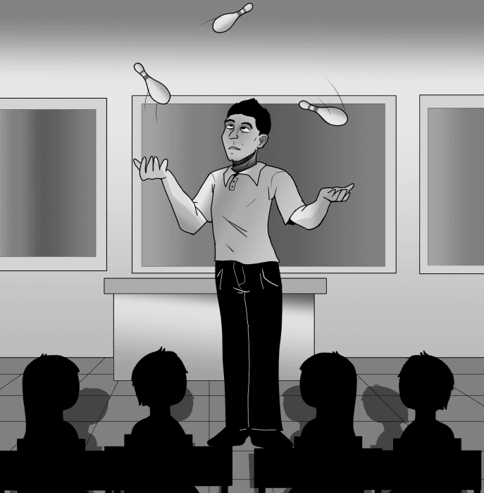 &omicron; &Kappa;&alpha;&kappa;ό&sigmaf; &kappa;&alpha;&iota; &omicron; &Delta;ά&sigma;&kappa;&alpha;&lambda;&omicron;&sigmaf;