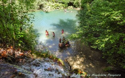 Καταρράκτες Σκρα και Γαλάζια λίμνη