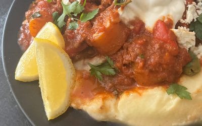 Hungarian Goulash with Skordalia