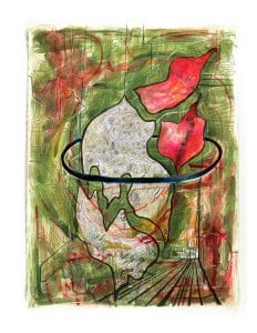 3. Awareness μελάνι και μαρκαδόρος σε χαρτί 76x57 cm