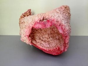 5. Anthro exit μικτή τεχνική 65x100x70 cm