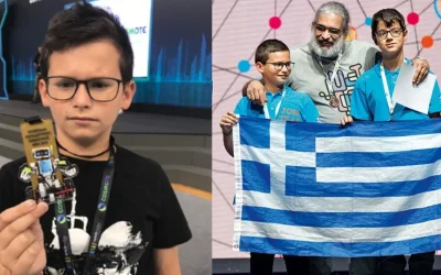 Παγκόσμια Ολυμπιάδα Ρομποτικής: Μετάλλιο για τον 11χρονο Βασίλη Ντάτη
