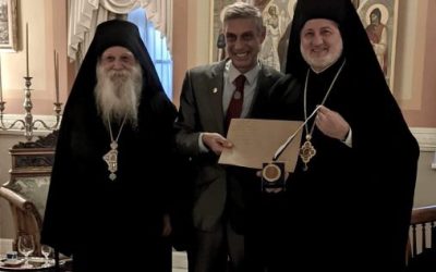 Ο Αρχιεπίσκοπος Αμερικής στο Άγιο Όρος
