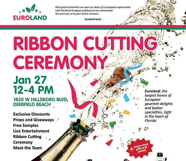 Ribbon Cutting Event at EUROLAND on 01/27/2024