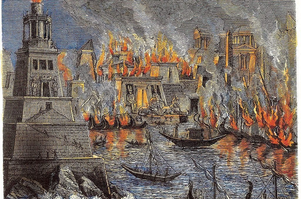 Η Βιβλιοθήκη της Αλεξάνδρειας και το τέλος μιας Μεγάλης Εποχής