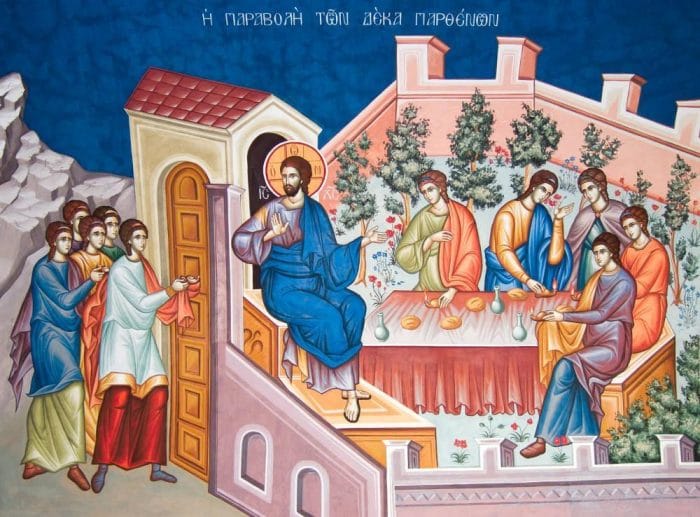 &laquo;&Mu;&Eta; &Mu;&Epsilon;&Iota;&Nu;&Omega;&Mu;&Epsilon;&Nu; &Epsilon;&Xi;&Omega; &Tau;&Omicron;&Upsilon; &Nu;&Upsilon;&Mu;&Phi;&Omega;&Nu;&Omicron;&Sigma; &Chi;&Rho;&Iota;&Sigma;&Tau;&Omicron;&Upsilon;&raquo;