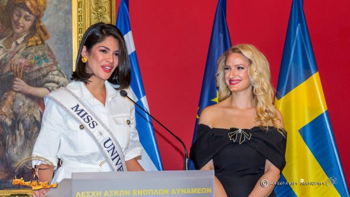 Για πρώτη φορά η Ελλάδα υποδέχτηκε την Μις Υφήλιο Sheynnis Palacios - συγκινητικός χαιρετισμός του Κυριάκου Μαριδάκη