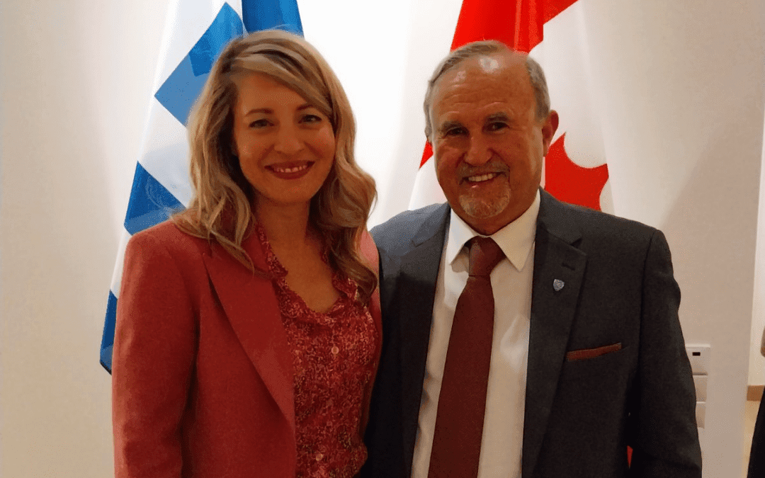 Επίσκεψη της Υπ. Εξωτερικών Καναδά Melanie Joly στην Ελλάδα