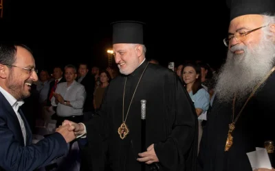 Μνημόσυνο για τα θύματα της τουρκικής εισβολής του 1974 στην Κύπρο, από τον Αρχιεπίσκοπο Αμερικής Ελπιδοφόρο