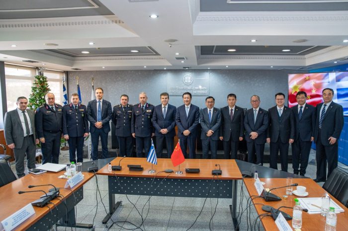 Υπογραφή Συμφωνίας Αστυνομικής Συνεργασίας Ελλάδας - Κίνας