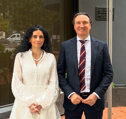 Meeting of the President of the Greek Community of Melbourne with the New Consul General of Greece in Melbourne