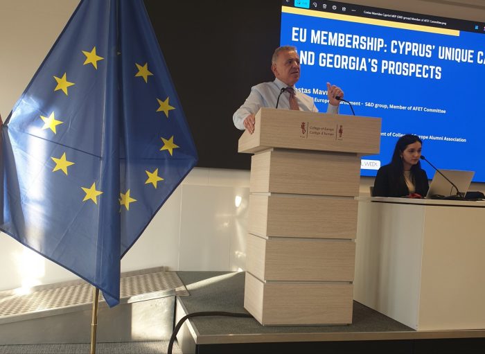 Κ. Μαυρίδης στο «Κολλέγιο της Ευρώπης»: Μαθήματα από την ένταξη της Κύπρου στην ΕΕ
