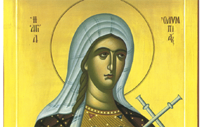 SAINT OLYMPIAD THE DEDICATED DEACOAC OF THE CHURCH