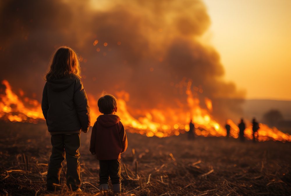Greece is Burning. Literally and Figuratively