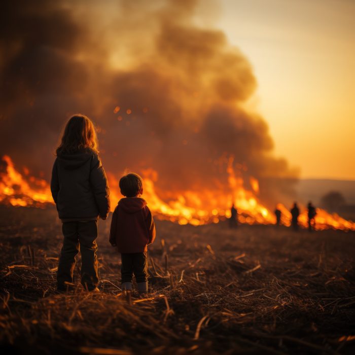 Greece is Burning. Literally and Figuratively