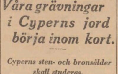 1927:Έναρξη Σουηδικών ανασκαφών στη νεολιθική και εποχή του χαλκού με υποστήριξη Volvo Svea και άλλων εταιρειών