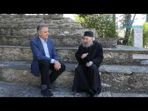 Ιερά Μονή Πεντέλης. Πνευματική συζήτηση με τον πατέρα Μακάριο