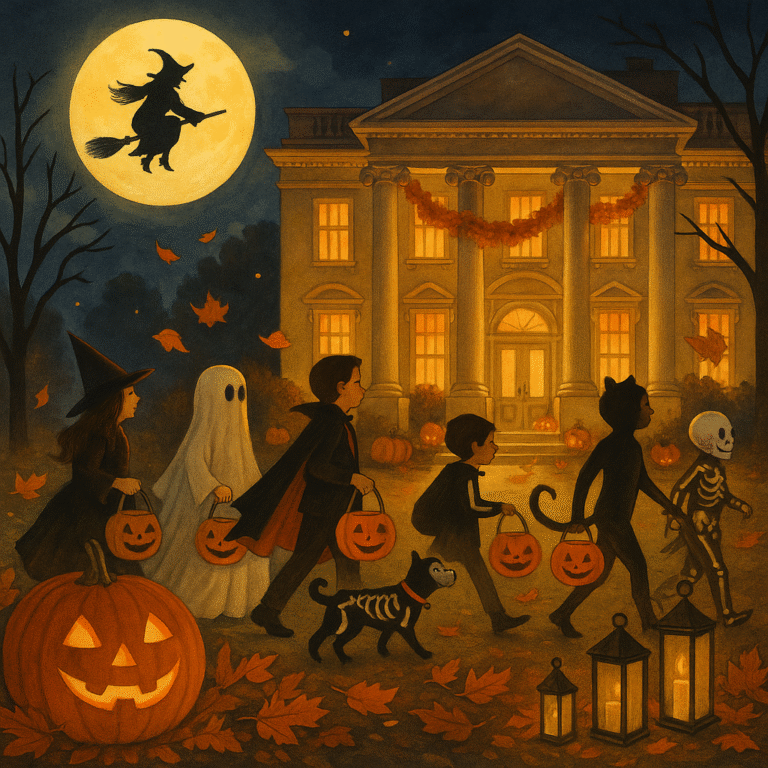 Η Πρώτη Κυρία Μελάνια Τραμπ ανακοινώνει το Halloween στον Λευκό Οίκο 2025