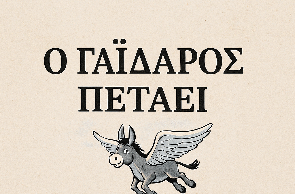 «ΠΕΤΑΕΙ Ο ΓΑΪΔΑΡΟΣ»