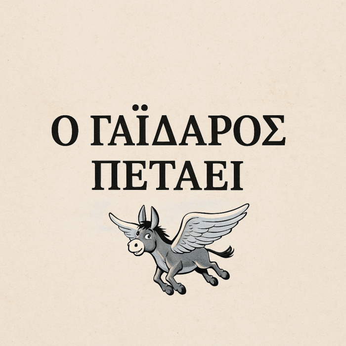 «ΠΕΤΑΕΙ Ο ΓΑΪΔΑΡΟΣ»