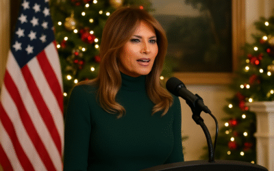 Ομιλία της Μελάνια Τραμπ στον Οίκο Μπλερ