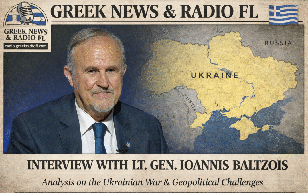 Συνέντευξη του Αντιστράτηγου ε.α. Ιωάννη Μπαλτζώη στο Greek News & Radio FL