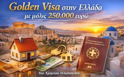 Golden Visa στην Ελλάδα με μόλις 250.000 ευρώ