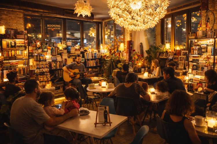 Booking Hill House στην Καλλιθέα. Από τη Δάφνη σε δύο γειτονιές γεμάτες βιβλία, μουσική και ζωή