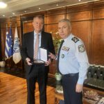 Συνάντηση του Αρχηγού της Ελληνικής Αστυνομίας με τον Πρέσβη της Ελβετίας στην Ελλάδα, κ. Stefan Estermann