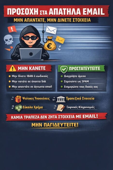 &Pi;&Rho;&Omicron;&Sigma;&Omicron;&Chi;&Eta; &Sigma;&Tau;&Alpha; &Alpha;&Pi;&Alpha;&Tau;&Eta;&Lambda;&Alpha; EMAIL &ndash; &Mu;&Eta;&Nu; &Alpha;&Pi;&Alpha;&Nu;&Tau;&Alpha;&Tau;&Epsilon;, &Mu;&Eta;&Nu; &Delta;&Iota;&Nu;&Epsilon;&Tau;&Epsilon; &Sigma;&Tau;&Omicron;&Iota;&Chi;&Epsilon;&Iota;&Alpha;