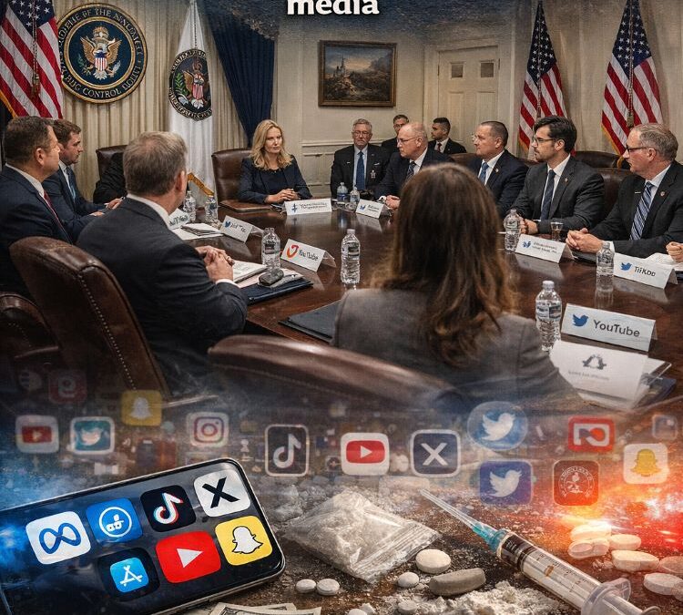 Το ONDCP ηγείται συνεργασίας μεταξύ εκπροσώπων της βιομηχανίας social media, του Υπουργείου Εξωτερικών (DOS), του Υπουργείου Υγείας και Ανθρωπίνων Υπηρεσιών (HHS), της DEA, του HUD, της HSI, της USPIS και της ATF