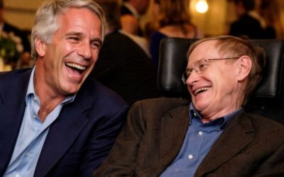 Ο Epstein γελάει με έναν διάσημο επιστήμονα