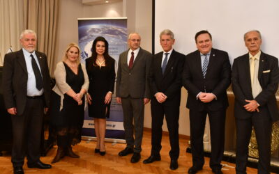 Βράβευση του Πρέσβη του Ισραήλ και του Κυριάκου Μαριδάκη από τη Λέσχη της Ρώμης στην Αθήνα