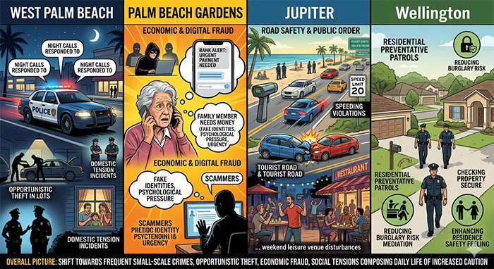 ΑΣΤΥΝΟΜΙΚΟ ΔΕΛΤΙΟ ΦΛΟΡΙΔΑΣ West Palm Beach – Palm Beach Gardens – Jupiter – Wellington